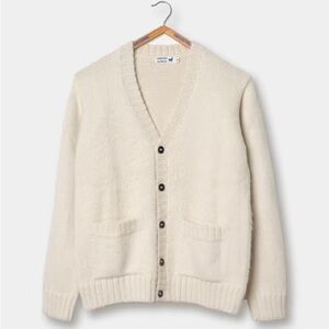 Alpaca Hand-Knit Cardigan
